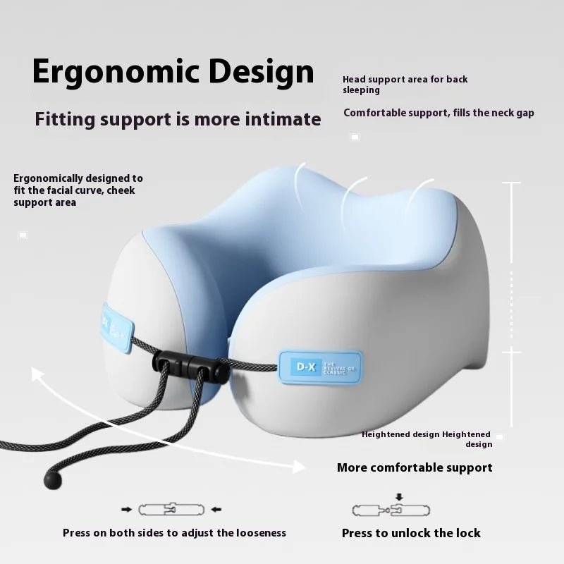 Memory Foam Travel Neck Pillow, U-Shaped