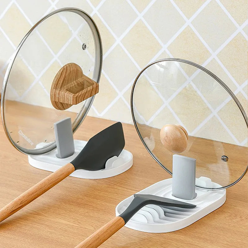 Foldable Pot Lid Holder & Utensil Rest